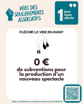 publication 1 jour, 1 asso, 1 alerte - Collective Fl&eacute;chir le vide en avant
